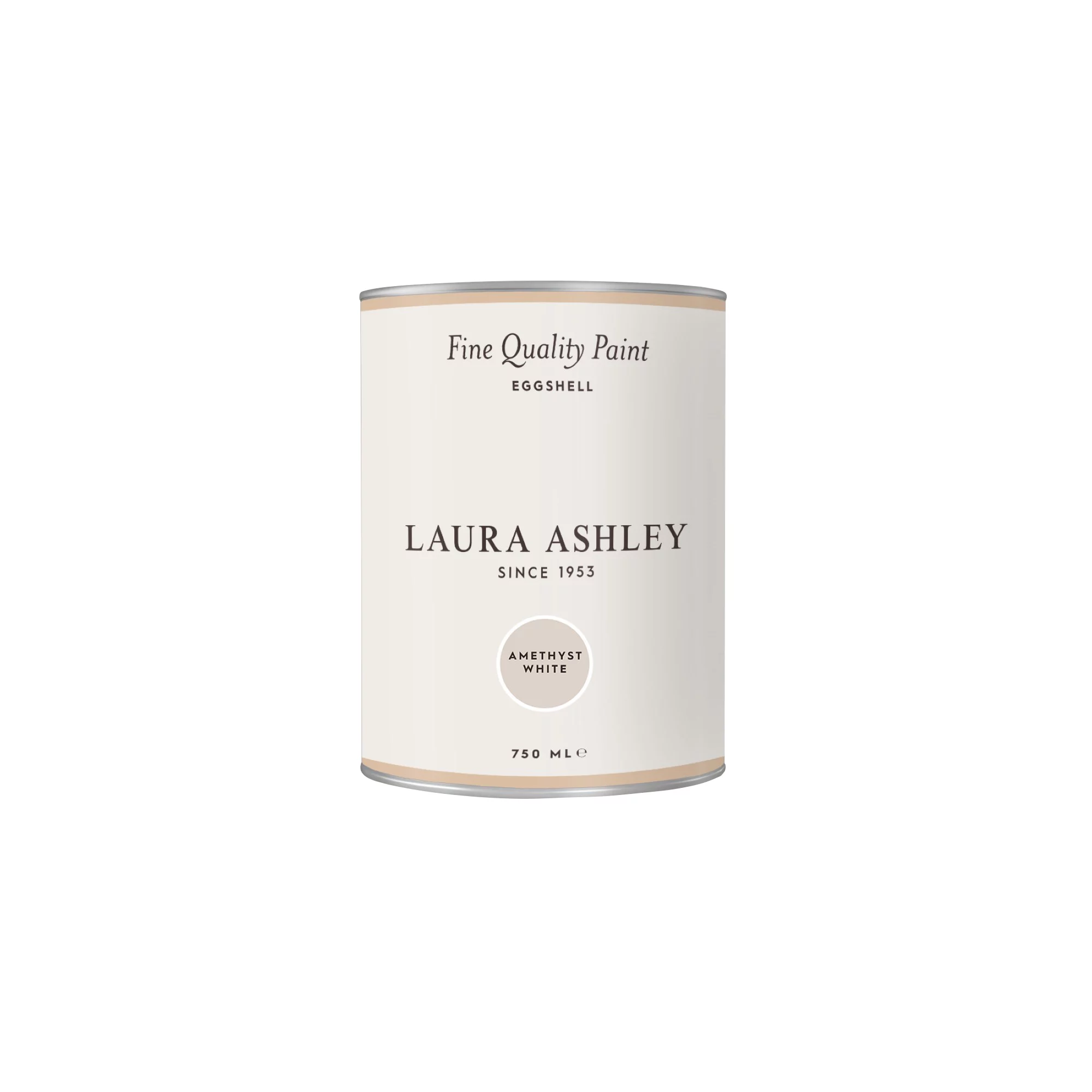 Laura Ashley Amethyst White Eggshell Emulsion Paint, 750ml 6 Laura Ashley Amethyst White Eggshell Emulsion Paint, 750ml - Image 4