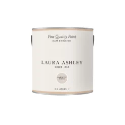 Laura Ashley Amethyst White Matt Emulsion Paint, 2.5L -Laura Ashley laura ashley amethyst white matt emulsion paint 2 5l5011583472615 08c bq