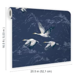 Laura Ashley Animalia Midnight Animal Smooth Wallpaper -Laura Ashley laura ashley animalia midnight animal smooth wallpaper5011583486384 02t bq