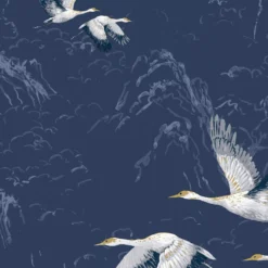 Laura Ashley Animalia Midnight Animal Smooth Wallpaper -Laura Ashley laura ashley animalia midnight animal smooth wallpaper5011583486384 37c bq