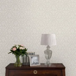 Laura Ashley Annecy Dove Grey Damask Smooth Wallpaper -Laura Ashley laura ashley annecy dove grey damask smooth wallpaper5011583467512 20i bq