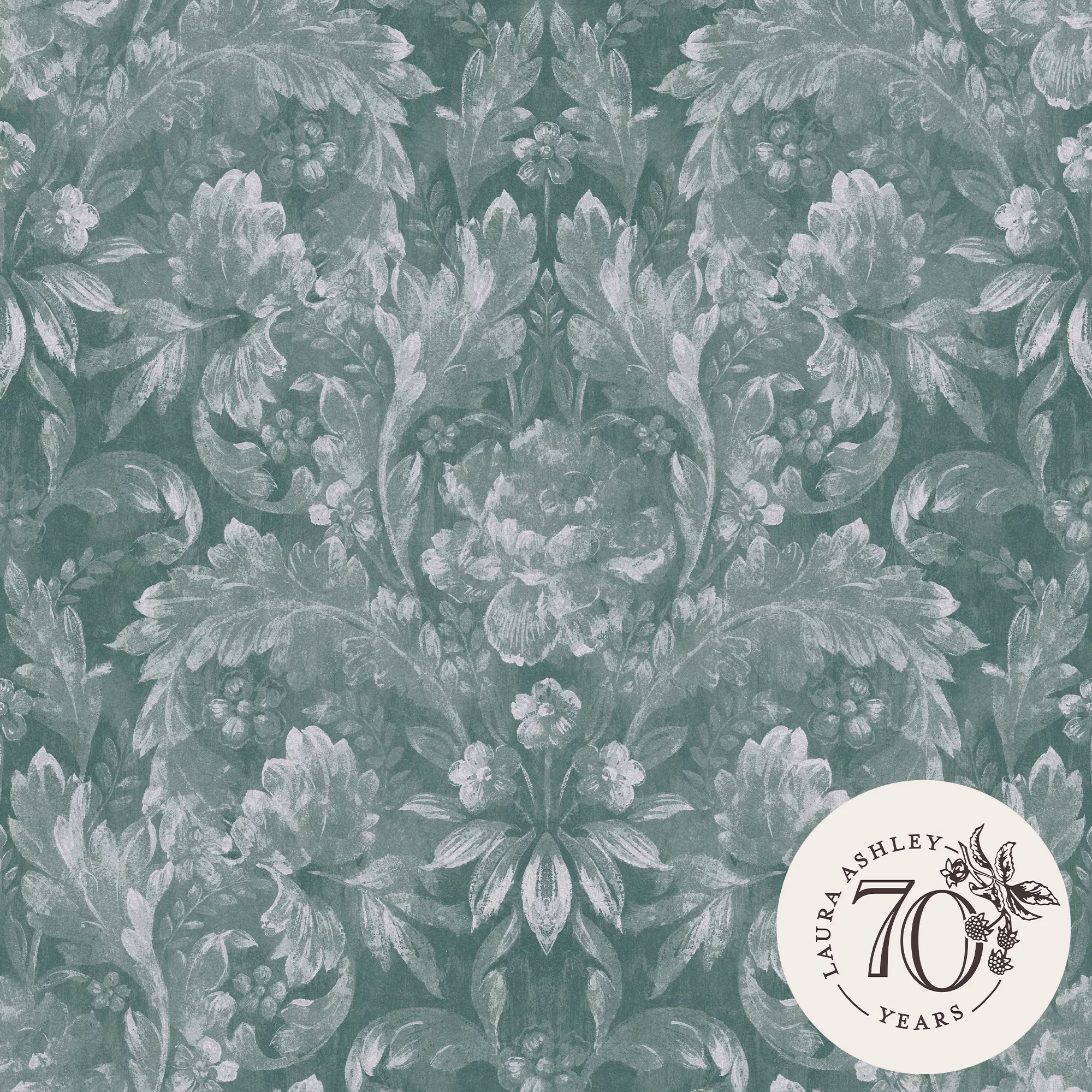 Laura Ashley Apolline Green Contemporary Smooth Wallpaper 5 Laura Ashley Apolline Green Contemporary Smooth Wallpaper - Image 3