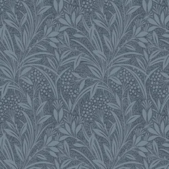 Laura Ashley Barley Dusky Seaspray Leaf Smooth Wallpaper