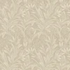 Laura Ashley Barley Neutral Leaf Smooth Wallpaper
