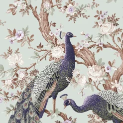 Laura Ashley Belvedere Duck Egg Peacock Smooth Wallpaper -Laura Ashley laura ashley belvedere duck egg peacock smooth wallpaper5011583468380 37c bq