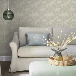 Laura Ashley Burnham Dove Grey Trail Smooth Wallpaper -Laura Ashley laura ashley burnham dove grey trail smooth wallpaper5011583486650 21i bq