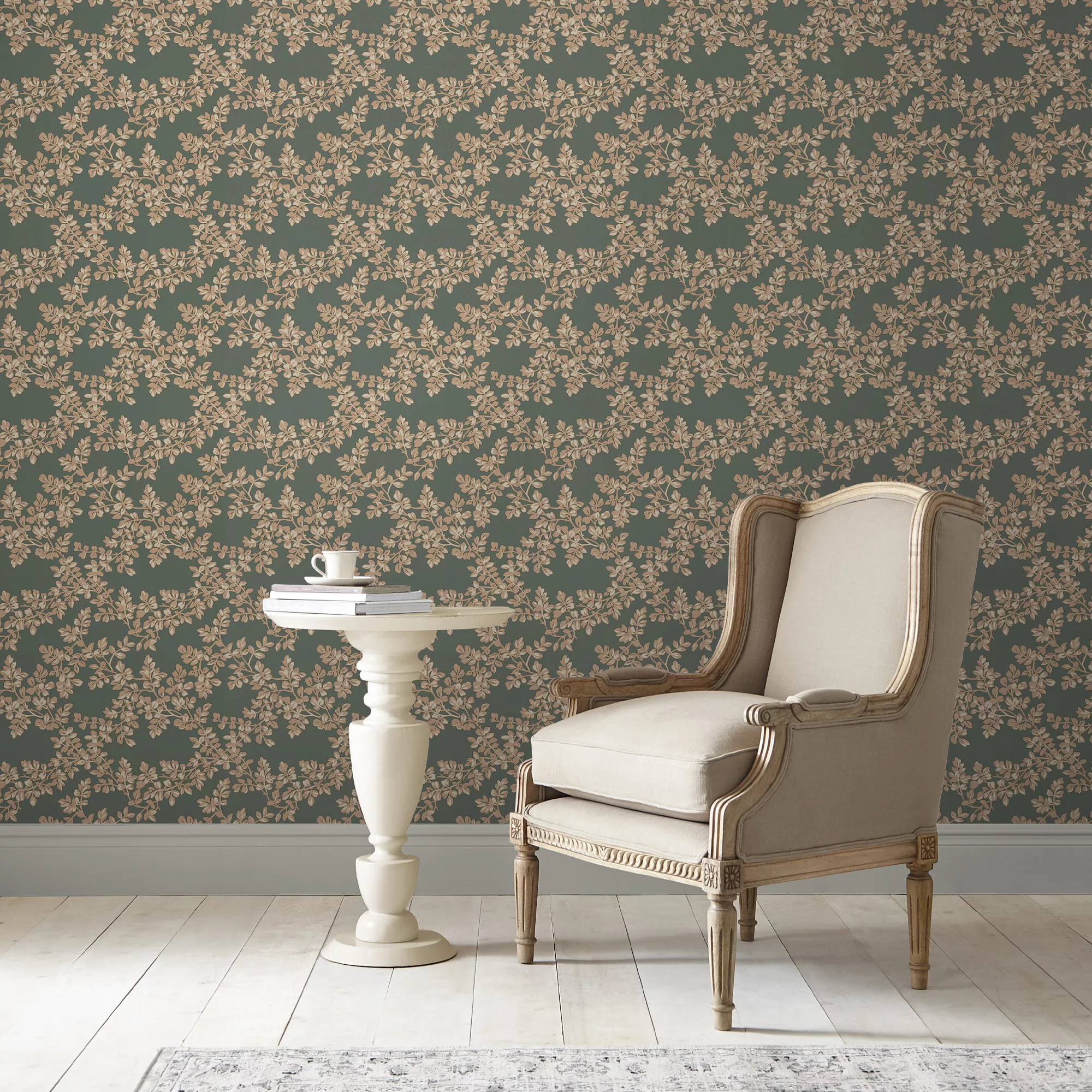 Laura Ashley Burnham Fern Trail Smooth Wallpaper 7 Laura Ashley Burnham Fern Trail Smooth Wallpaper - Image 5