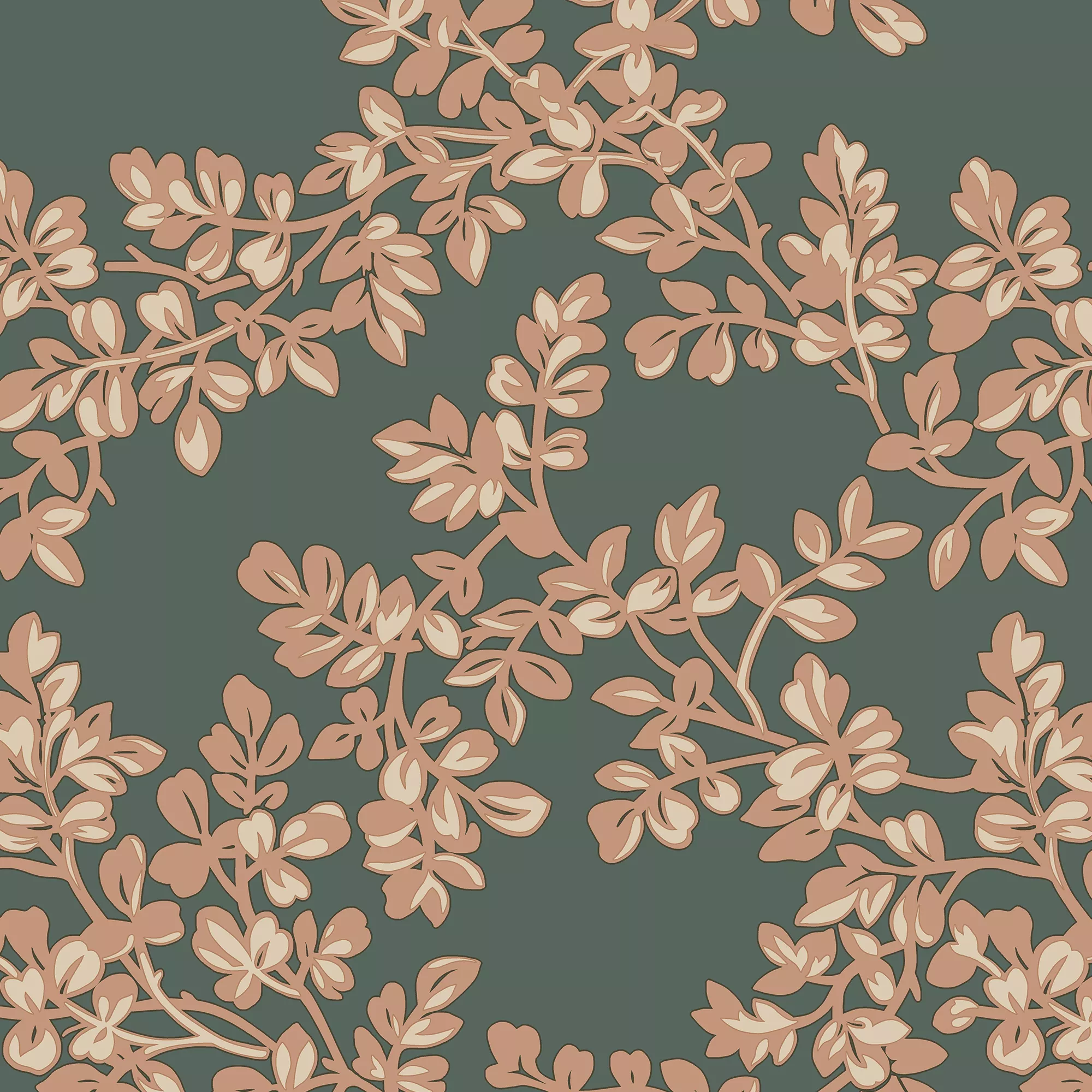 Laura Ashley Burnham Fern Trail Smooth Wallpaper 5 Laura Ashley Burnham Fern Trail Smooth Wallpaper - Image 3