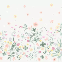 Laura Ashley Clodagh Multicolour Floral Matt Mural