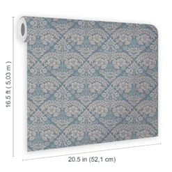Laura Ashley Country Charm Blue Classical Smooth Wallpaper -Laura Ashley laura ashley country charm blue classical smooth wallpaper5011583524475 02t bq