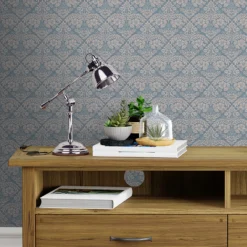 Laura Ashley Country Charm Blue Classical Smooth Wallpaper -Laura Ashley laura ashley country charm blue classical smooth wallpaper5011583524475 20i bq