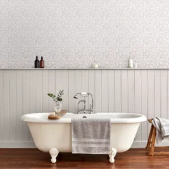 Laura Ashley Country Charm Grey Leaves Smooth Wallpaper -Laura Ashley laura ashley country charm grey leaves smooth wallpaper5011583492989 21i bq