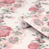 Laura Ashley Country Charm Pink Floral Smooth Wallpaper -Laura Ashley laura ashley country charm pink floral smooth wallpaper5011583524178 36c bq