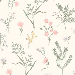 Laura Ashley Country Charm Pink Leaves Smooth Wallpaper -Laura Ashley laura ashley country charm pink leaves smooth wallpaper5011583524208 37c bq