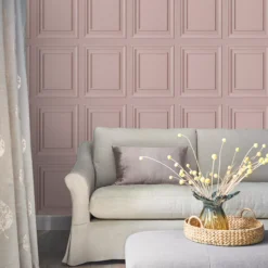 Laura Ashley Country Charm Pink Wood Panel Smooth Wallpaper -Laura Ashley laura ashley country charm pink wood panel smooth wallpaper5011583492774 21i bq