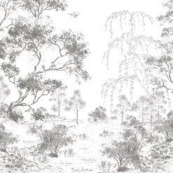 Laura Ashley Country Charm White Landscape