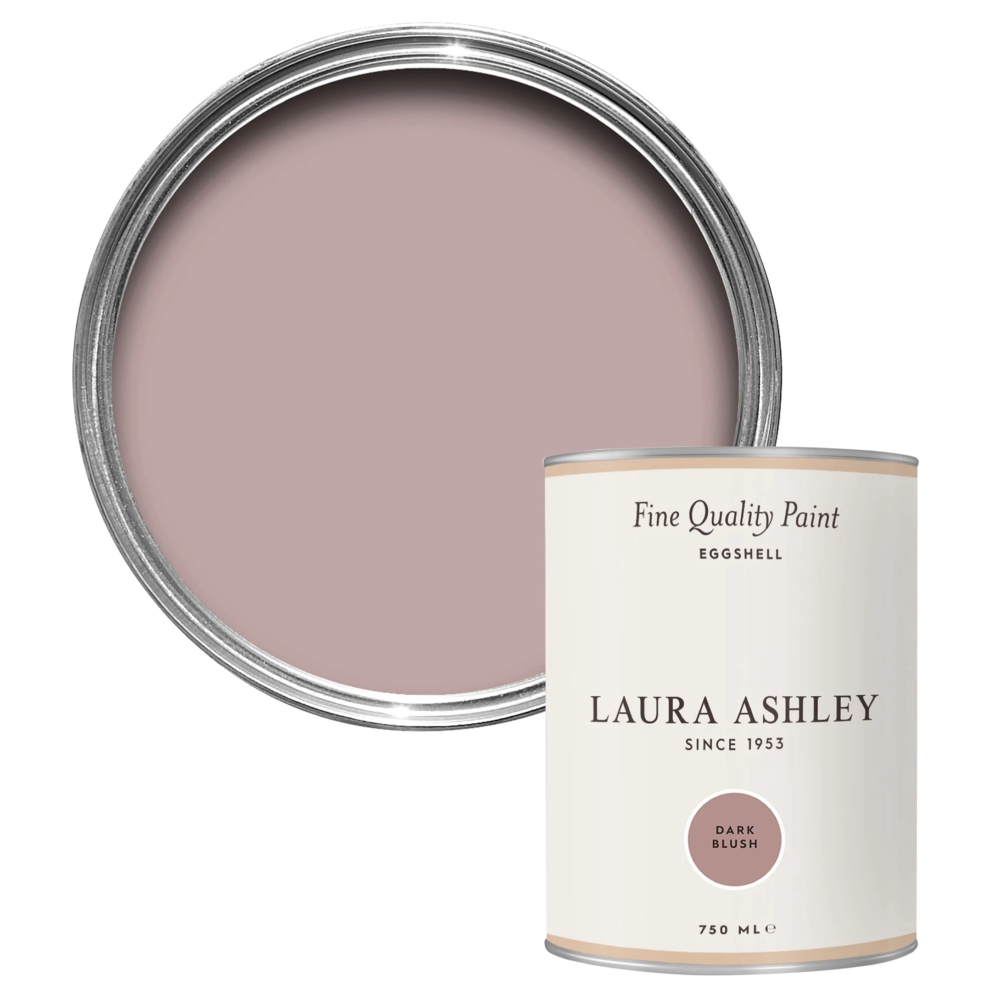 Laura Ashley Dark Blush Eggshell Emulsion Paint, 750ml 3 Laura Ashley Dark Blush Eggshell Emulsion Paint, 750ml