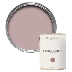 Laura Ashley Dark Blush Matt Emulsion Paint, 5L