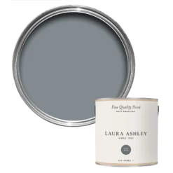 Laura Ashley Dark Slate Matt Emulsion Paint, 2.5L