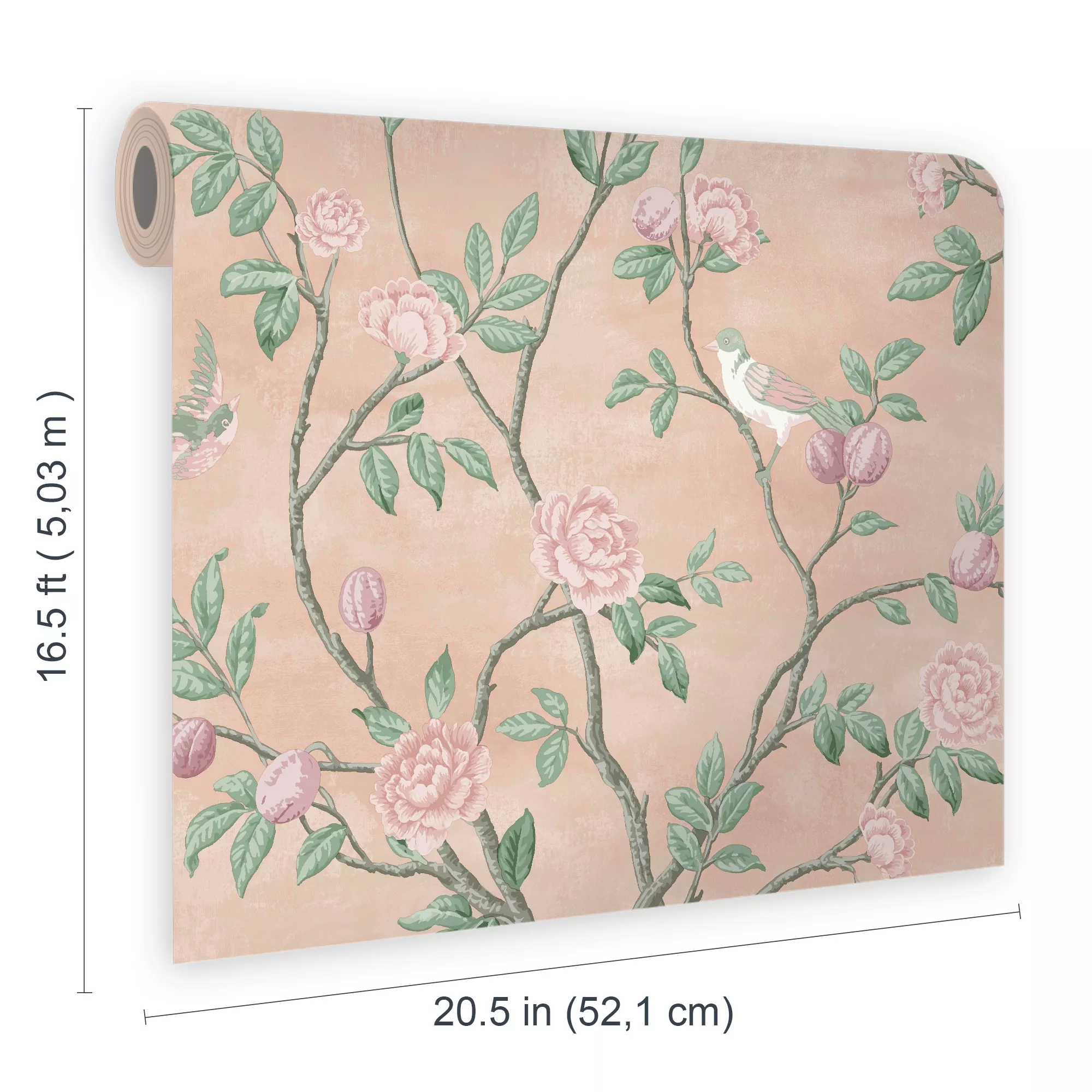 Laura Ashley Eglantine Blush Trail Smooth Wallpaper 8 Laura Ashley Eglantine Blush Trail Smooth Wallpaper - Image 6