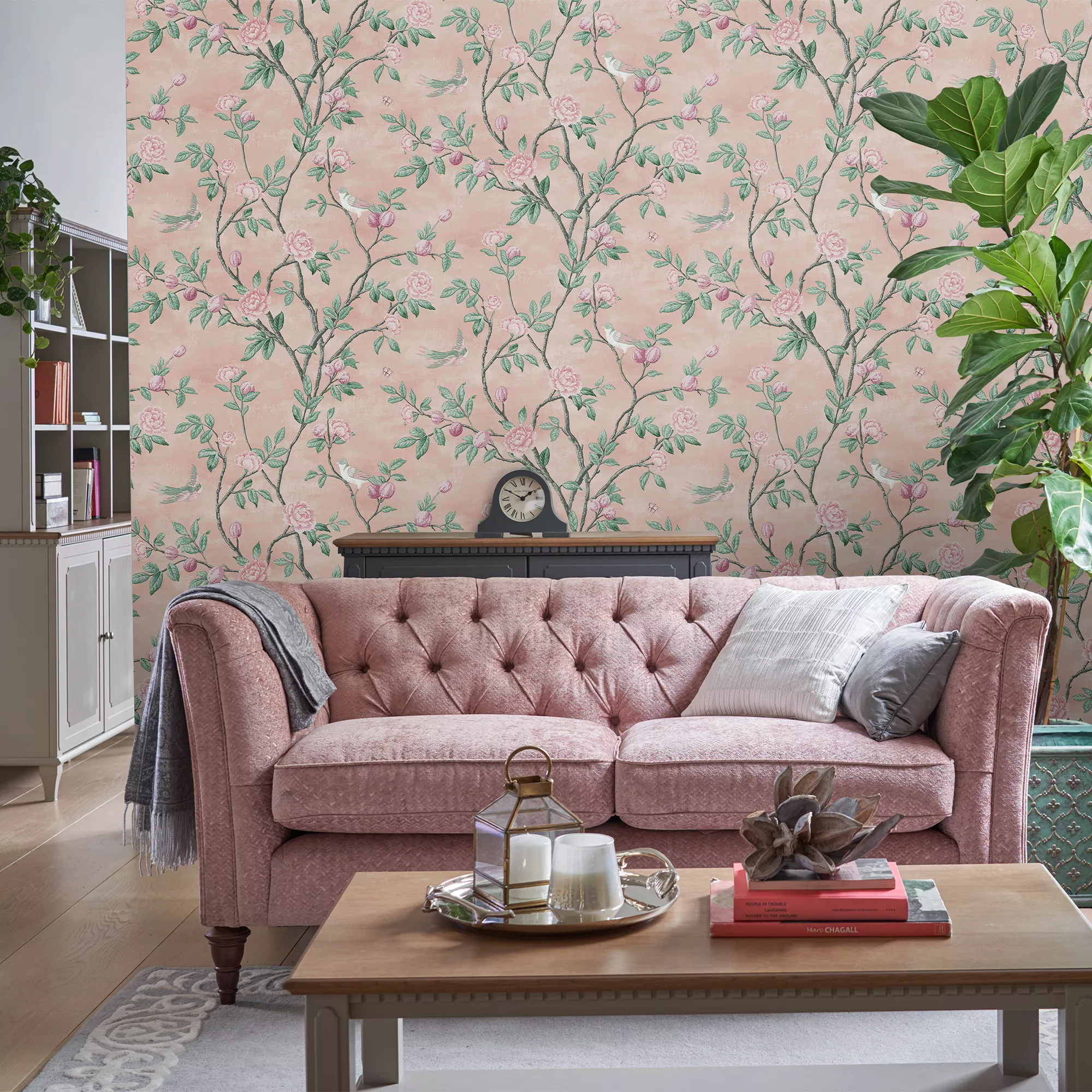Laura Ashley Eglantine Blush Trail Smooth Wallpaper 6 Laura Ashley Eglantine Blush Trail Smooth Wallpaper - Image 4