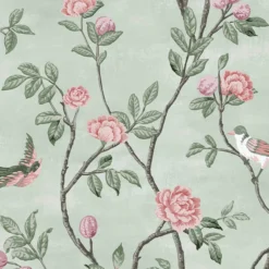 Laura Ashley Eglantine Eau De Nil Trail Smooth Wallpaper -Laura Ashley laura ashley eglantine eau de nil trail smooth wallpaper5011583467574 37c bq