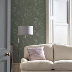 Laura Ashley Elderwood Sage Floral Smooth Wallpaper -Laura Ashley laura ashley elderwood sage floral smooth wallpaper5011583466881 21i bq