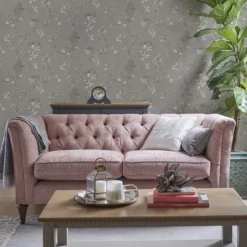 Laura Ashley Elderwood Steel Floral Smooth Wallpaper -Laura Ashley laura ashley elderwood steel floral smooth wallpaper5011583466850 21i bq