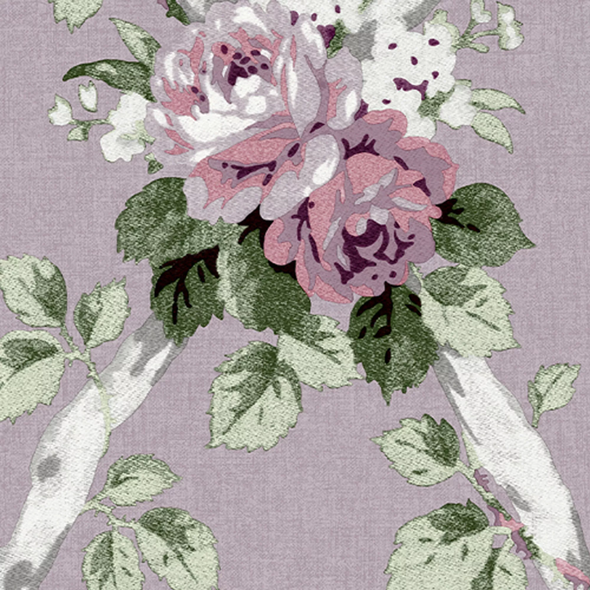 Laura Ashley Elwyn Grape Floral Smooth Wallpaper 5 Laura Ashley Elwyn Grape Floral Smooth Wallpaper - Image 3