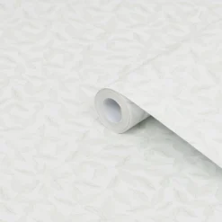 Laura Ashley Erwood Eau De Nil Leaves Smooth Wallpaper