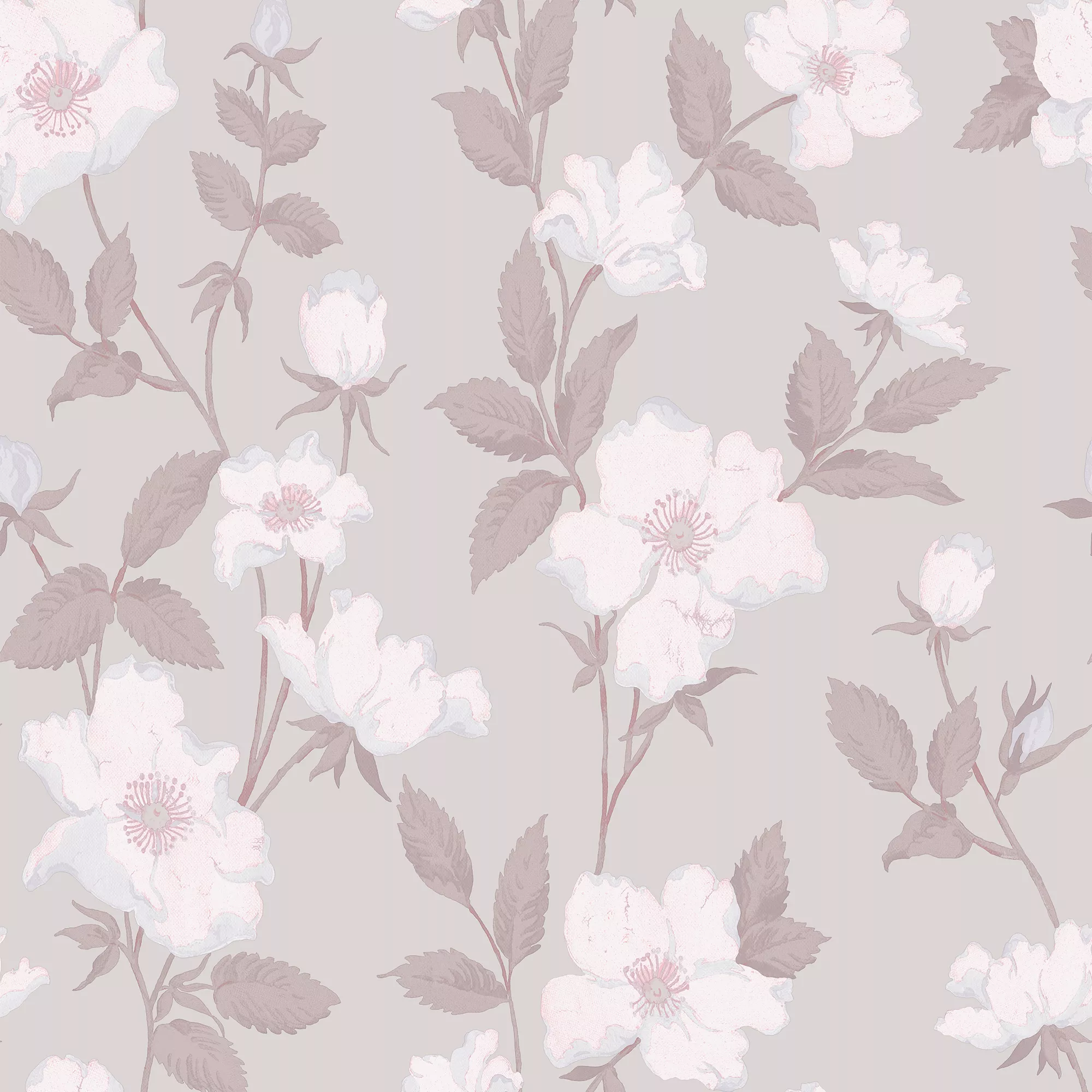Laura Ashley Fleurir Sugared Violet Floral Smooth Wallpaper 3 Laura Ashley Fleurir Sugared Violet Floral Smooth Wallpaper