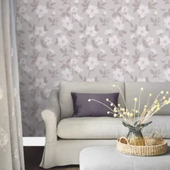 Laura Ashley Fleurir Sugared Violet Floral Smooth Wallpaper 12 Laura Ashley Fleurir Sugared Violet Floral Smooth Wallpaper -Laura Ashley laura ashley fleurir sugared violet floral smooth wallpaper5011583487107 21i bq