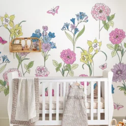 Laura Ashley Gilly Multicolour Floral Matt Mural -Laura Ashley laura ashley gilly multicolour floral matt mural5011583546576 04i bq