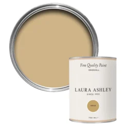 Laura Ashley Gold Eggshell Emulsion Paint, 750ml
