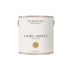 Laura Ashley Gold Matt Emulsion Paint, 2.5L -Laura Ashley laura ashley gold matt emulsion paint 2 5l5011583472110 08c bq