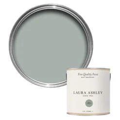 Laura Ashley Grey Green Matt Emulsion Paint, 2.5L