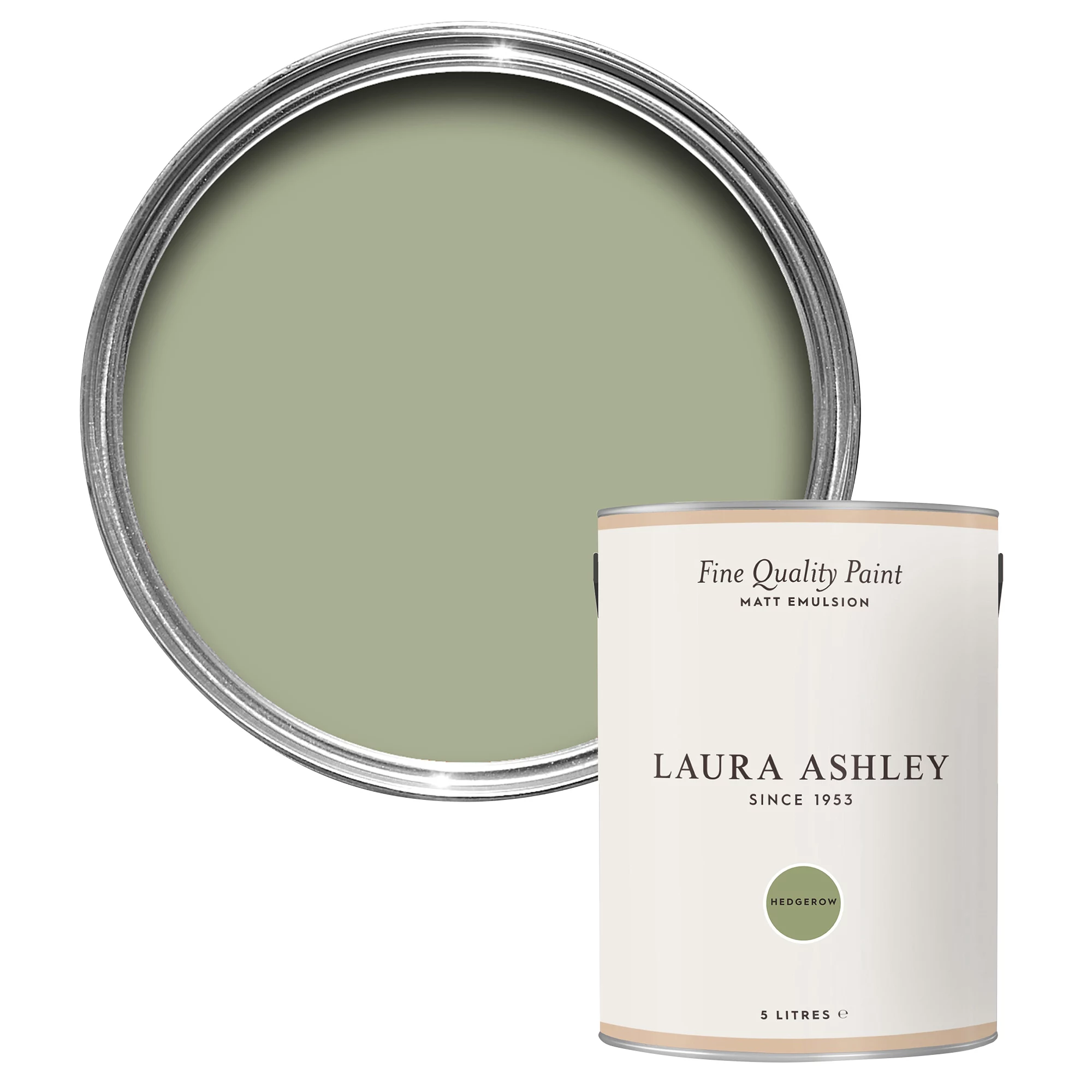 Laura Ashley Hedgerow Matt Emulsion Paint, 5L 3 Laura Ashley Hedgerow Matt Emulsion Paint, 5L