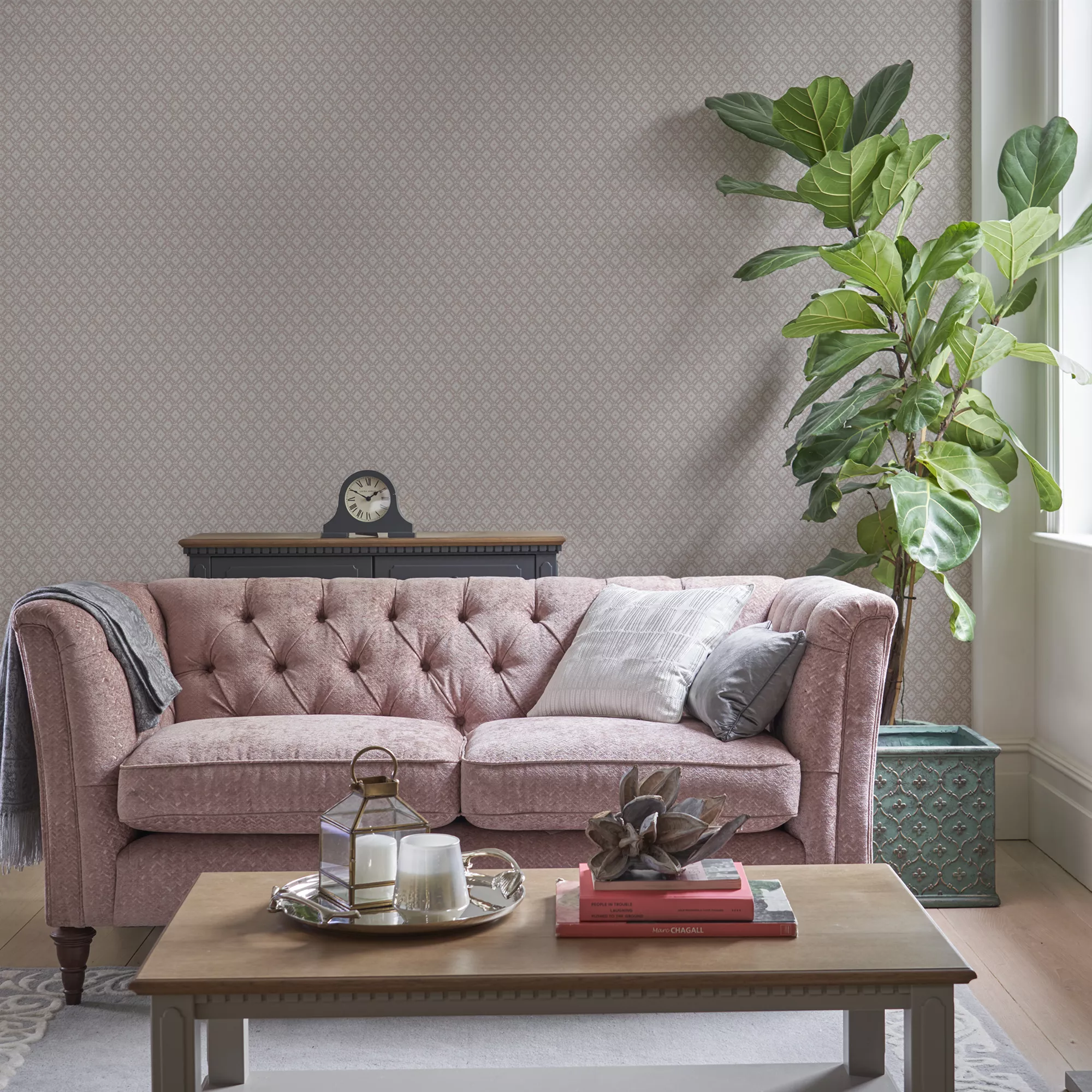 Laura Ashley Heritage Inspired Grey Motif Smooth Wallpaper 8 Laura Ashley Heritage Inspired Grey Motif Smooth Wallpaper - Image 6