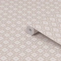 Laura Ashley Heritage Inspired Grey Motif Smooth Wallpaper