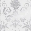 Laura Ashley Josette Damask Silver Effect Smooth Wallpaper -Laura Ashley laura ashley josette damask silver effect smooth wallpaper5011583467819 02c bq