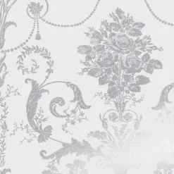 Laura Ashley Josette Damask Silver Effect Smooth Wallpaper 10 Laura Ashley Josette Damask Silver Effect Smooth Wallpaper -Laura Ashley laura ashley josette damask silver effect smooth wallpaper5011583467819 37c bq