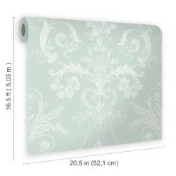 Laura Ashley Josette Duck Egg Damask Smooth Wallpaper 13 Laura Ashley Josette Duck Egg Damask Smooth Wallpaper -Laura Ashley laura ashley josette duck egg damask smooth wallpaper5011583467840 02t bq