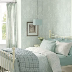 Laura Ashley Josette Duck Egg Damask Smooth Wallpaper 11 Laura Ashley Josette Duck Egg Damask Smooth Wallpaper -Laura Ashley laura ashley josette duck egg damask smooth wallpaper5011583467840 20i bq