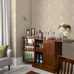 Laura Ashley Josette Linen Damask Smooth Wallpaper -Laura Ashley laura ashley josette linen damask smooth wallpaper5011583467963 21i bq