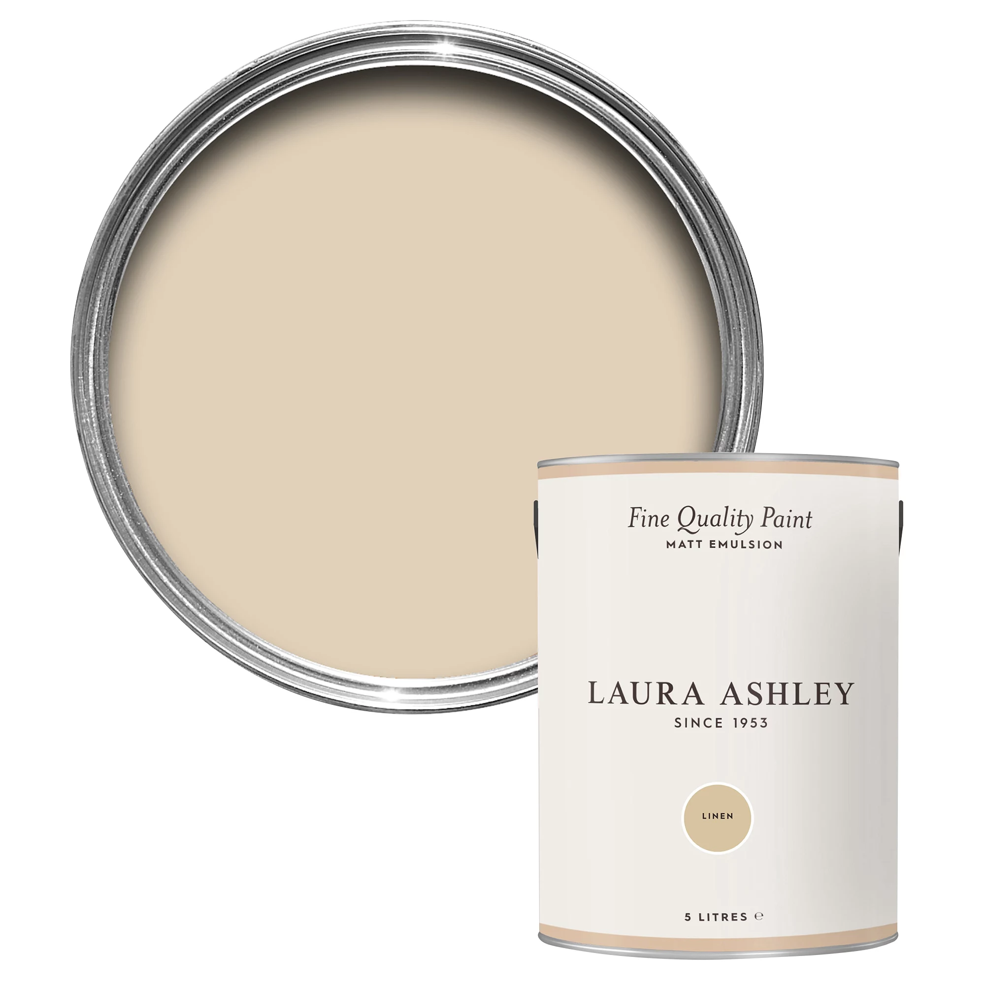 Laura Ashley Linen Matt Emulsion Paint, 5L 3 Laura Ashley Linen Matt Emulsion Paint, 5L