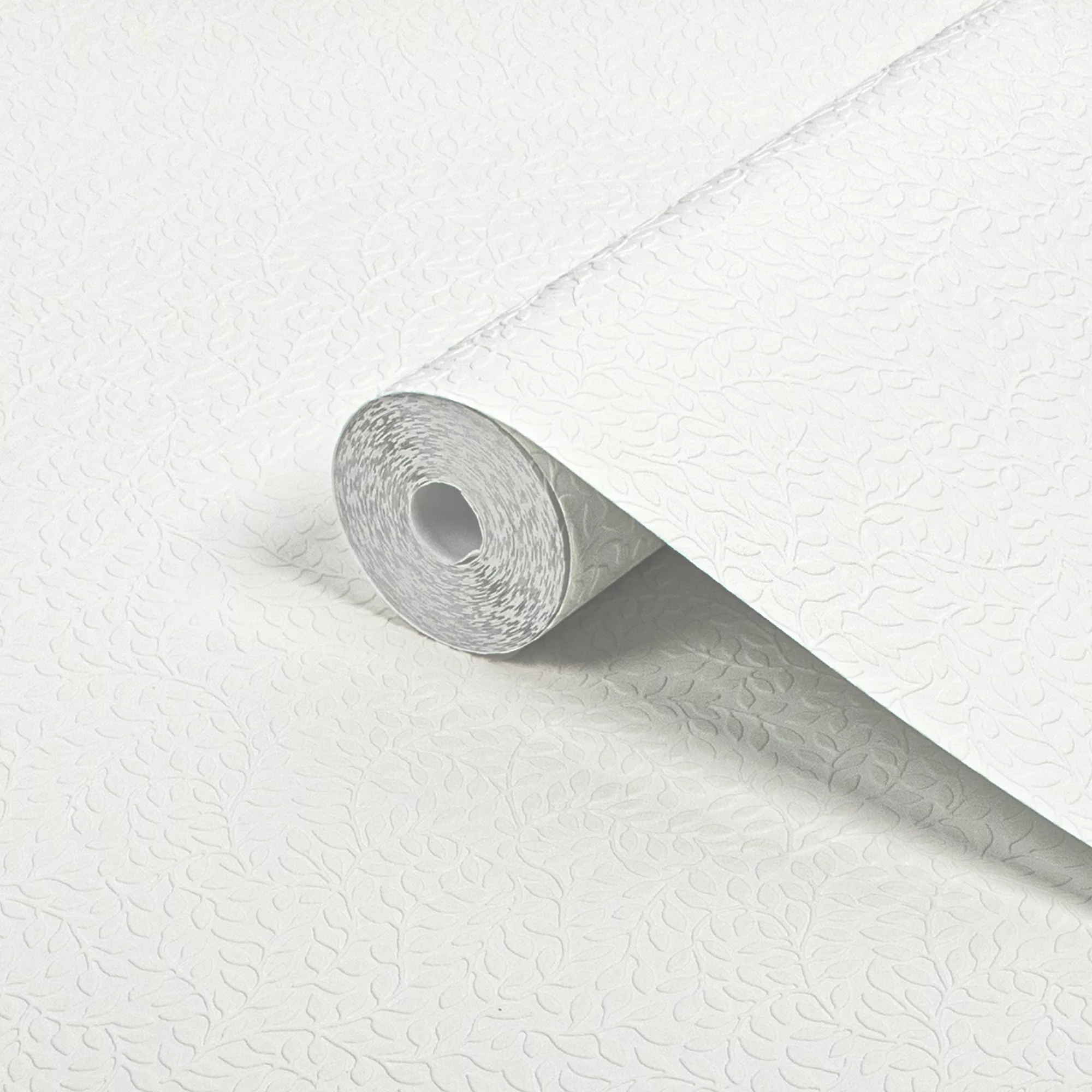 Laura Ashley Little Vines White Leaf Smooth Wallpaper 4 Laura Ashley Little Vines White Leaf Smooth Wallpaper - Image 2