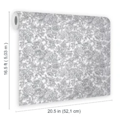 Laura Ashley Louise Grey Floral Smooth Wallpaper 15 Laura Ashley Louise Grey Floral Smooth Wallpaper -Laura Ashley laura ashley louise grey floral smooth wallpaper5011583546262 02t bq