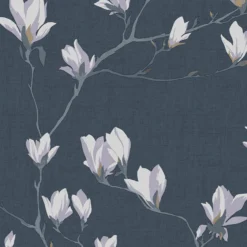 Laura Ashley Magnolia Grove Dusky Seaspray Floral Smooth Wallpaper -Laura Ashley laura ashley magnolia grove dusky seaspray floral smooth wallpaper5011583467093 37c bq