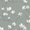 Laura Ashley Magnolia Grove Slate Floral Smooth Wallpaper -Laura Ashley laura ashley magnolia grove slate floral smooth wallpaper5011583467062 02c bq