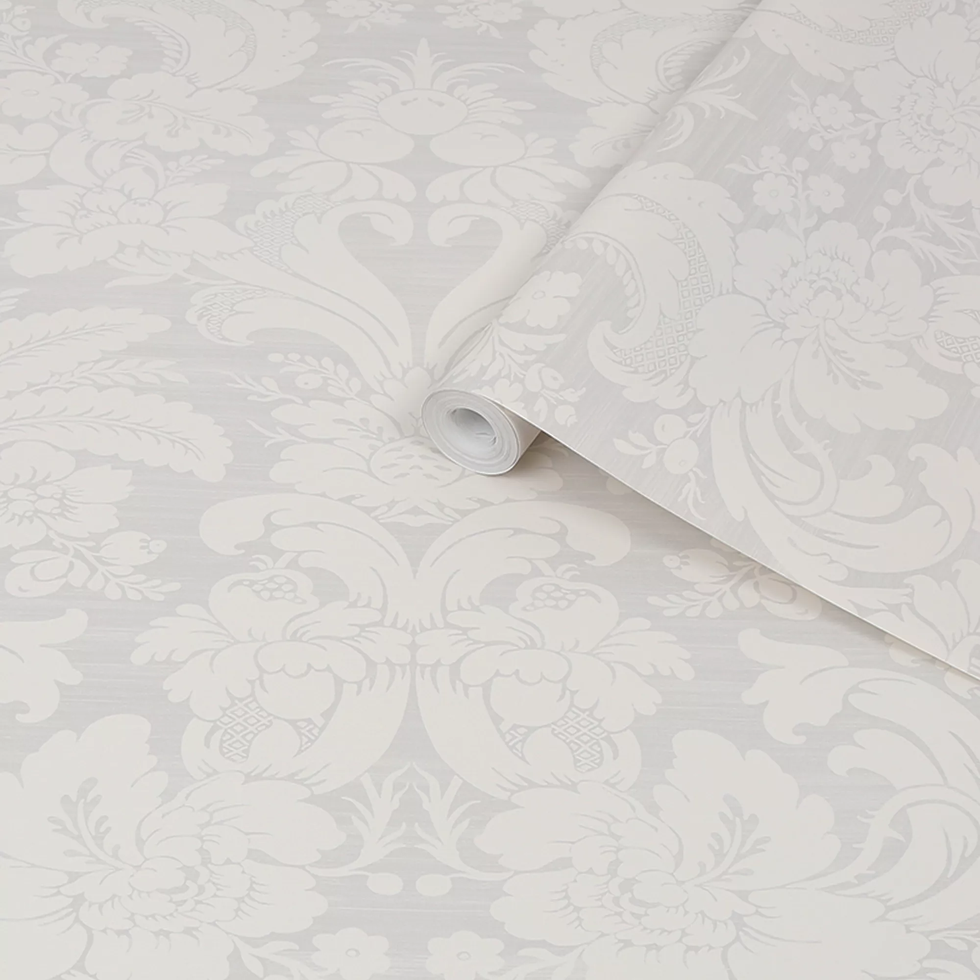Laura Ashley Martigues Moonbeam Damask Smooth Wallpaper 4 Laura Ashley Martigues Moonbeam Damask Smooth Wallpaper - Image 2